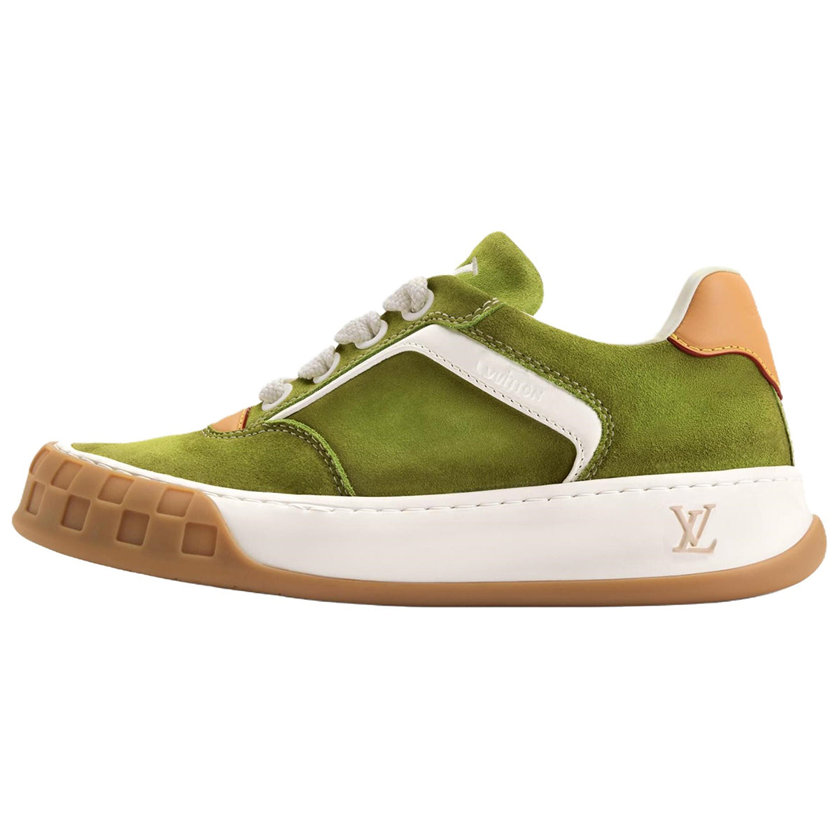 LOUIS VUITTON Tilted Unisex Green Low-Top Sneakers