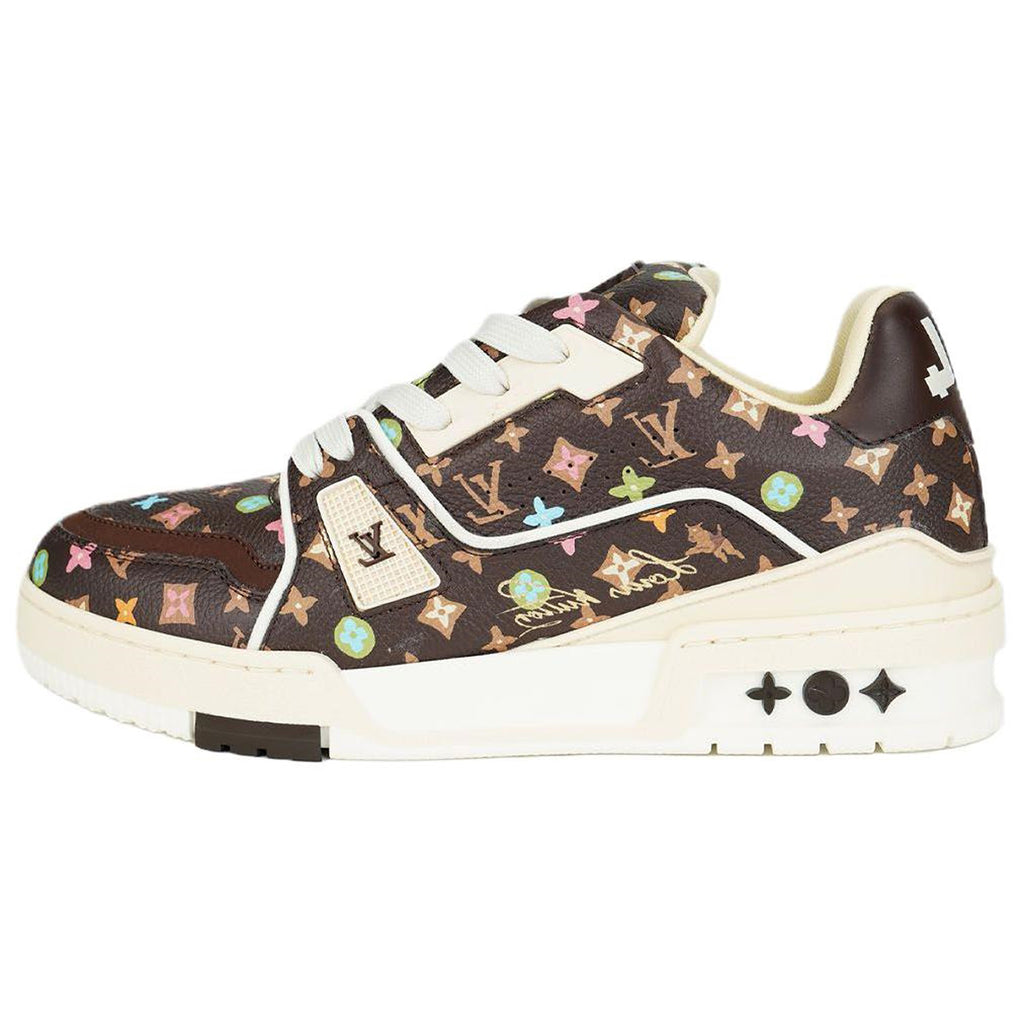 Louis Vuitton x Tyler Trainer Unisex Brown Multicolor Sneakers