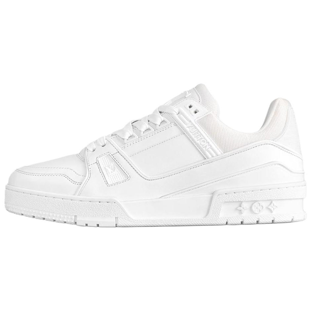 Louis Vuitton Trainer Women's Low-Top Sneakers, White Leather