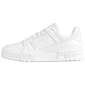 Louis Vuitton Trainer Women's Low-Top Sneakers, White Leather
