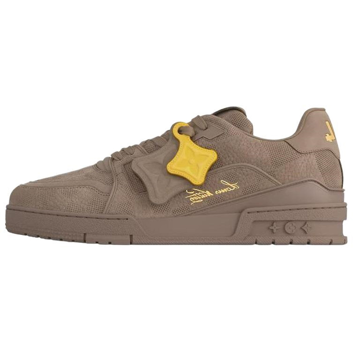 Louis Vuitton Trainer Unisex Cowhide Sneakers, Brown