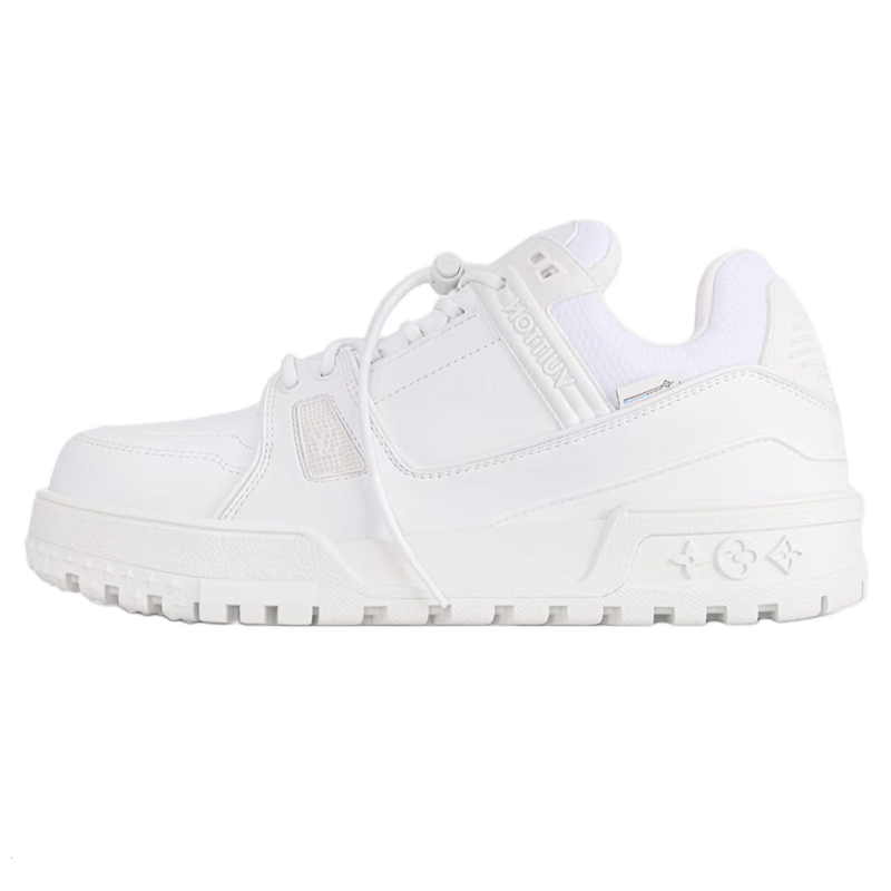 LOUIS VUITTON Trainer Ski Men's White Low-Top Sneakers