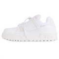 LOUIS VUITTON Trainer Ski Men's White Low-Top Sneakers