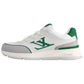 Louis Vuitton Classic Men's White Leather Sneakers with Green Accents