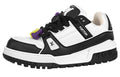 LOUIS VUITTON Trainer Maxi Unisex Black & White Low-Top Sneakers