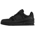 Louis Vuitton Trainer Men's Black Calfskin Low-Top Sneakers