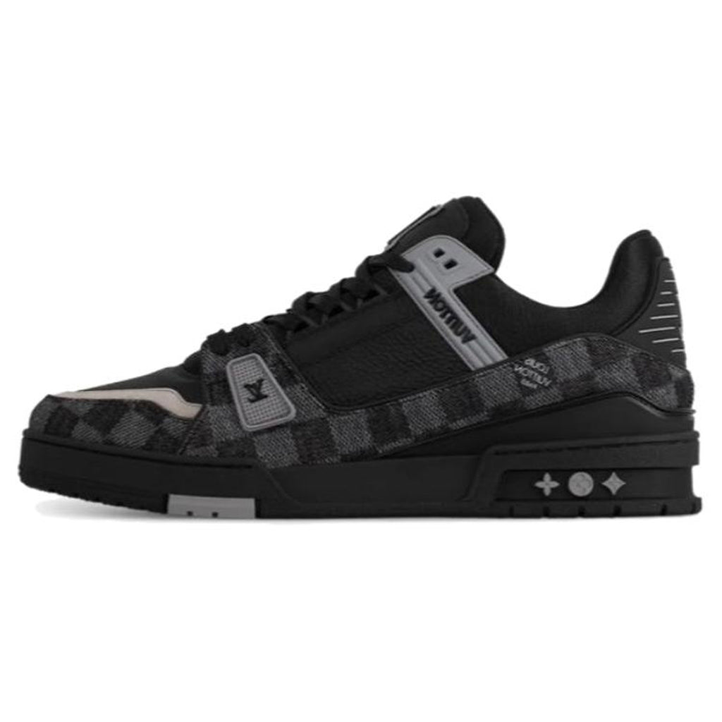 Louis Vuitton Trainer Unisex Low-Top Sneakers, Black