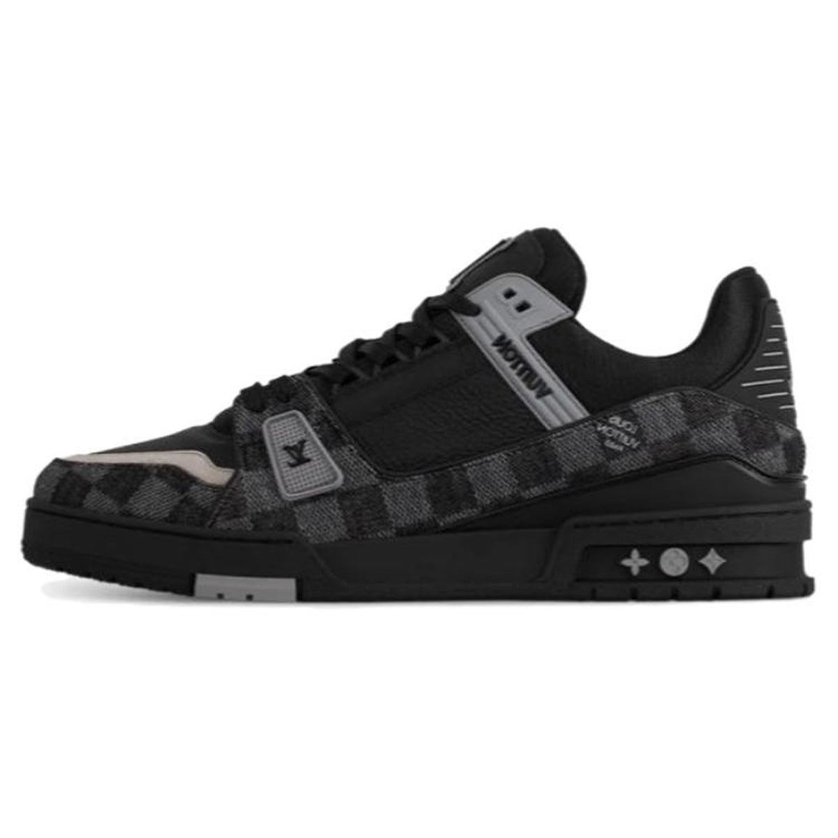 Louis Vuitton Trainer Unisex Low-Top Sneakers, Black