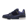 LOUIS VUITTON Trainer Men's Navy Velvet Sneakers