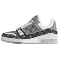 LOUIS VUITTON Trainer Unisex Black & Grey Monogram Sneakers