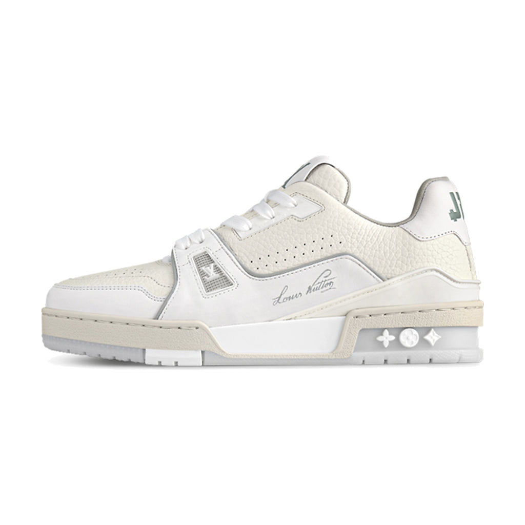 LOUIS VUITTON Trainer Women's White & Cream Sneakers