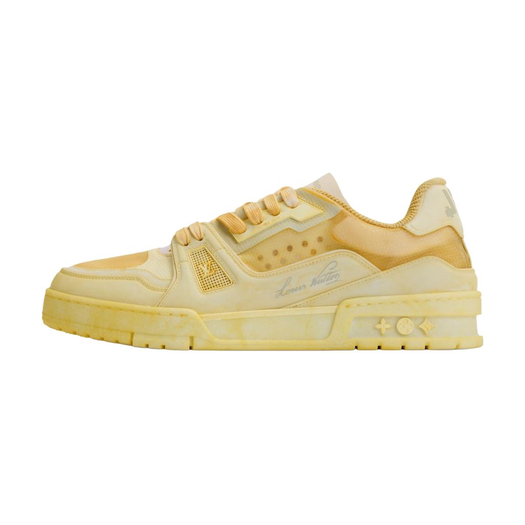 LOUIS VUITTON Trainer Unisex Yellow Low-Top Sneakers