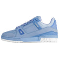 Louis Vuitton Trainer Unisex Low-Top Sneakers, Light Blue