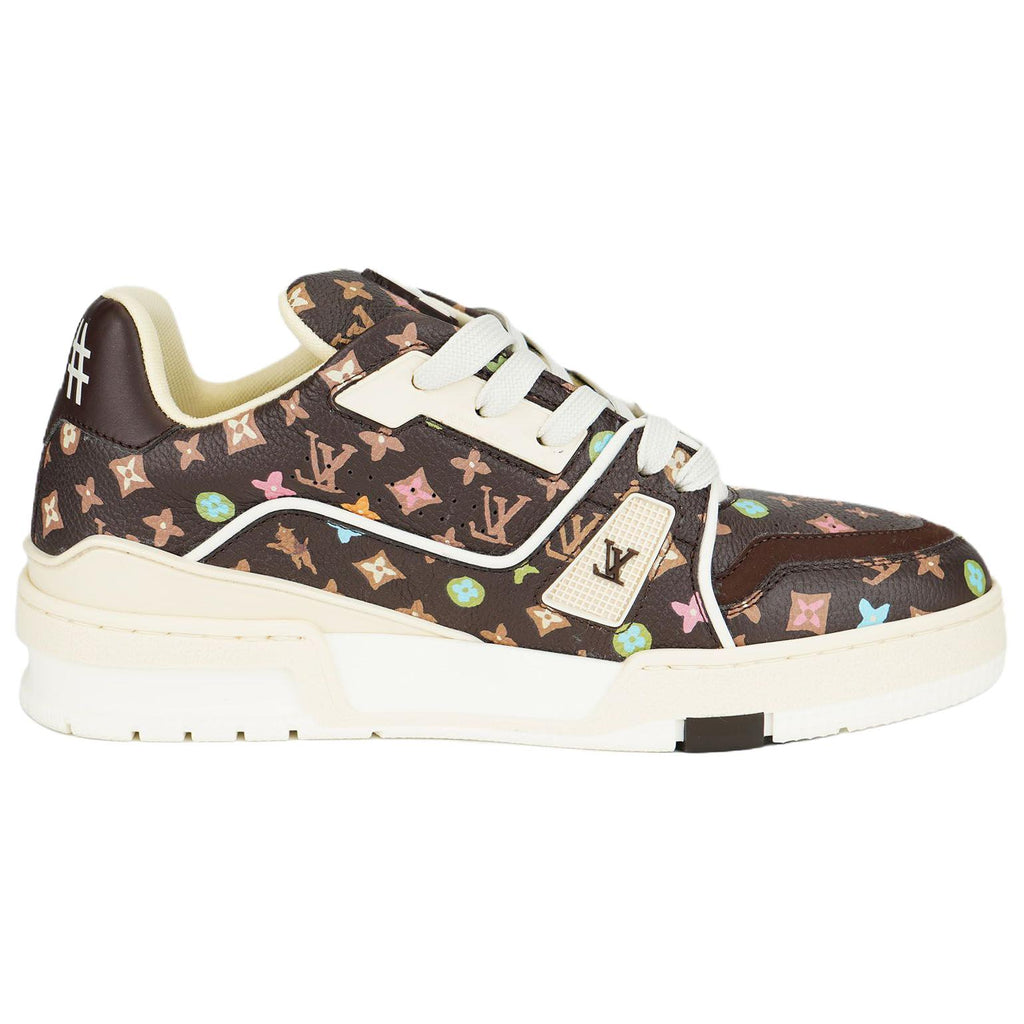 LOUIS VUITTON Trainer Tyler Unisex Brown Multicolor Monogram Sneakers
