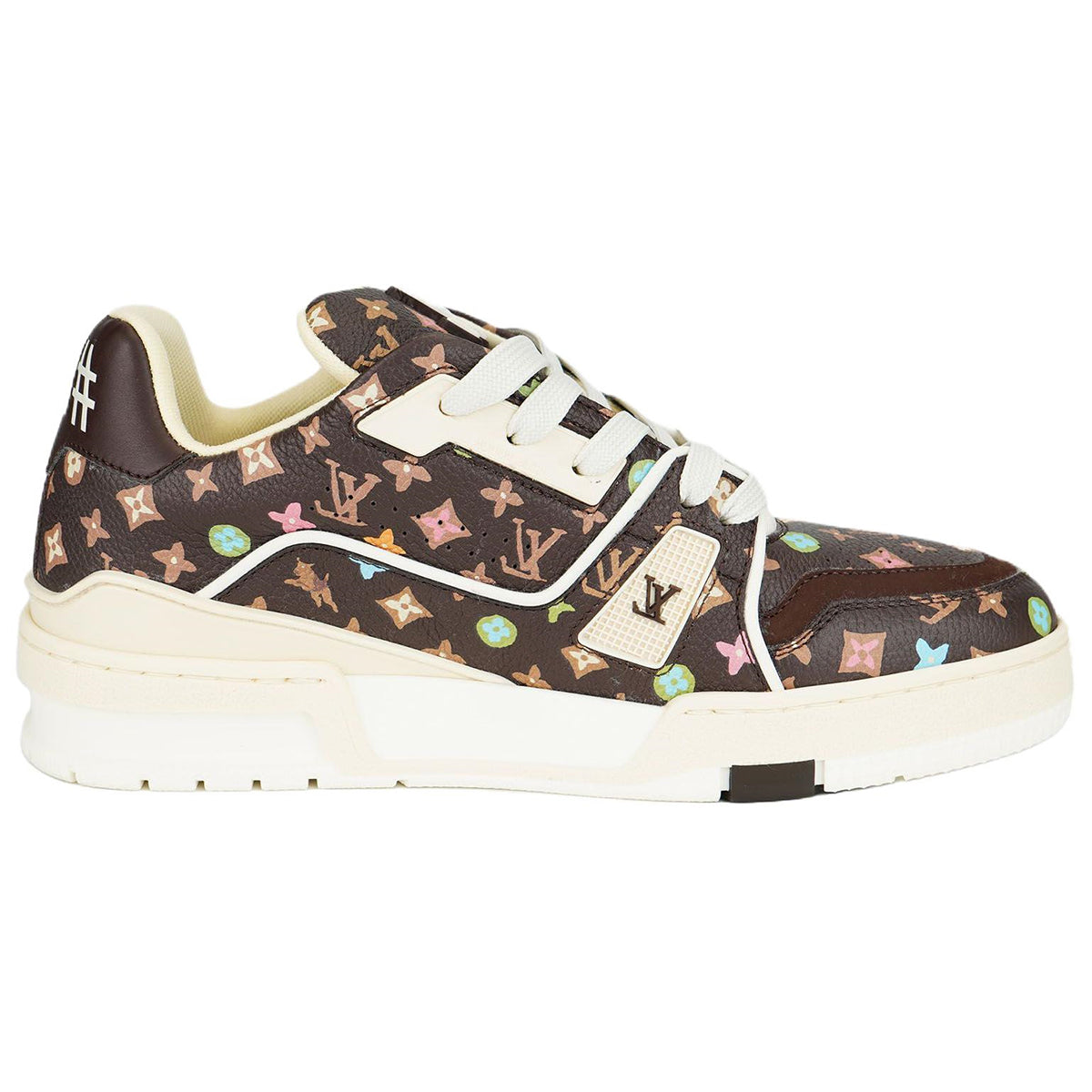 Louis Vuitton x Tyler Trainer Unisex Brown Multicolor Sneakers