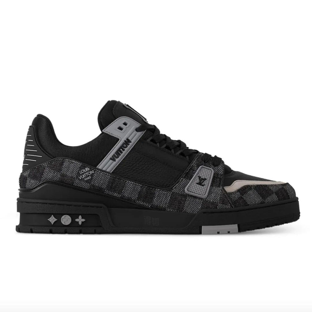 Louis Vuitton Trainer Unisex Low-Top Sneakers, Black