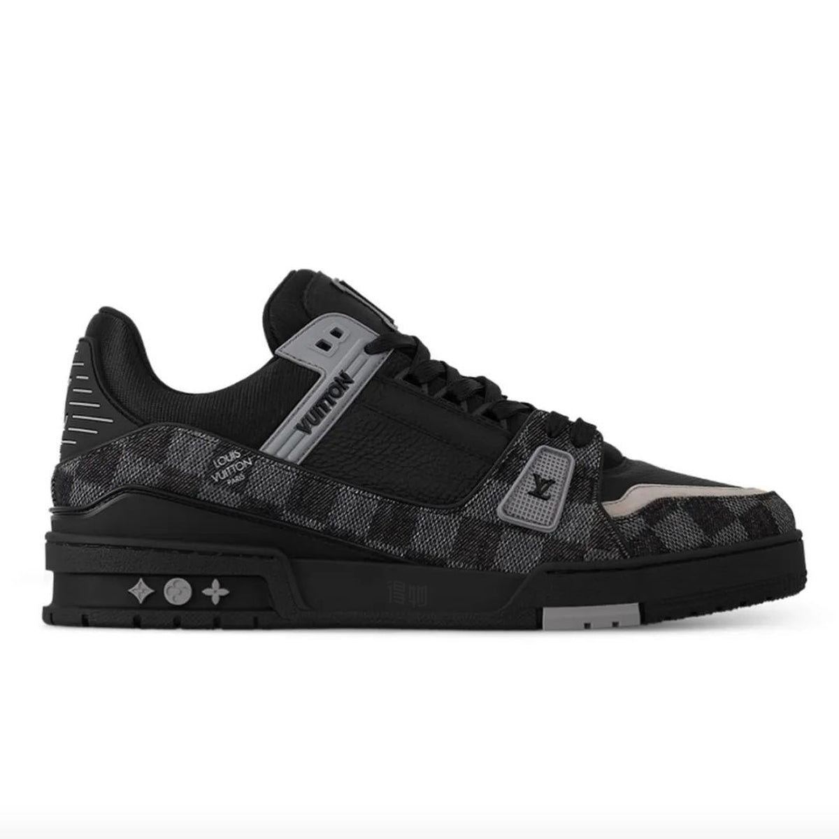 Louis Vuitton Trainer Unisex Low-Top Sneakers, Black
