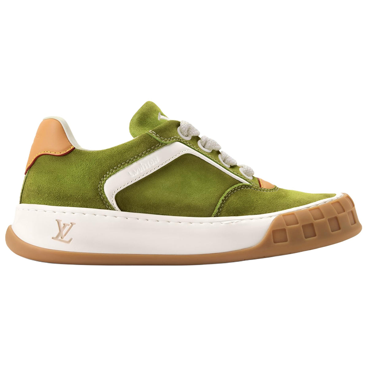 LOUIS VUITTON Tilted Unisex Green Low-Top Sneakers
