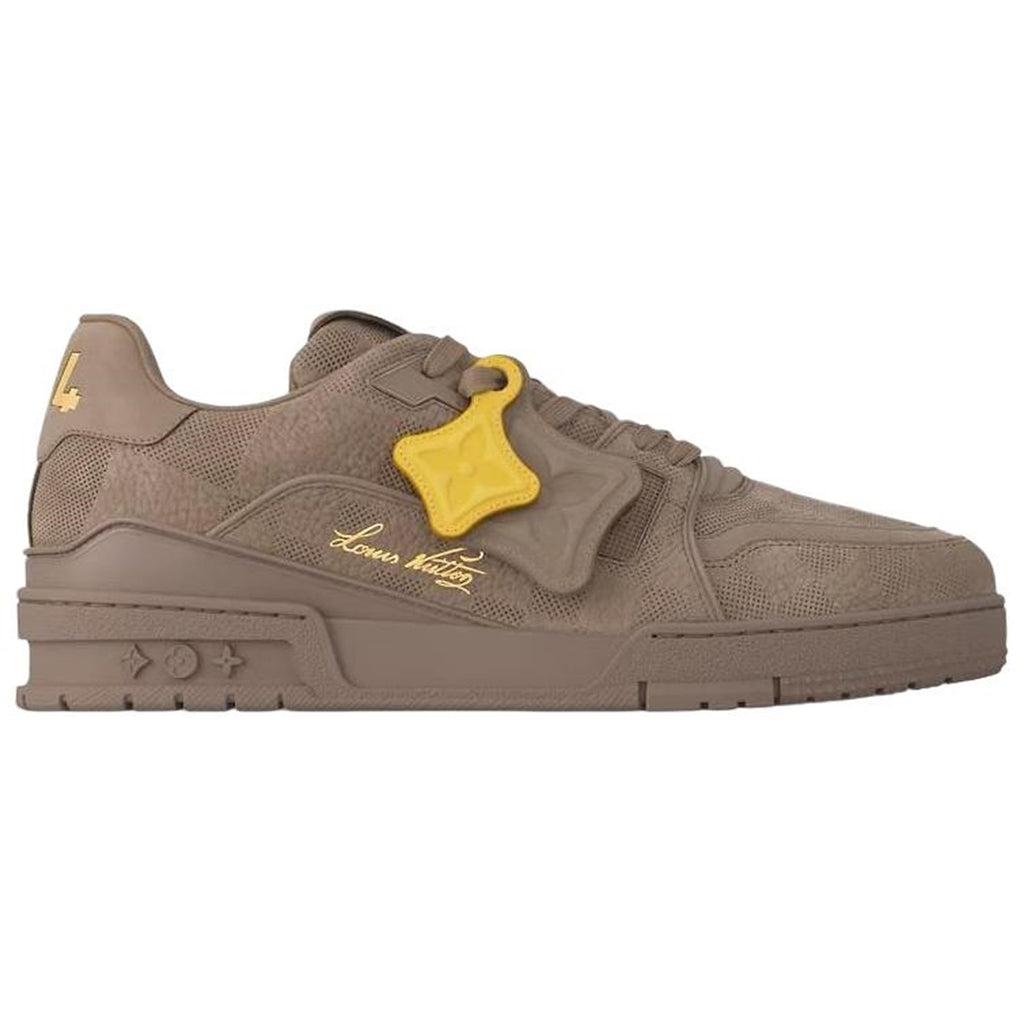 Louis Vuitton Trainer Unisex Cowhide Sneakers, Brown