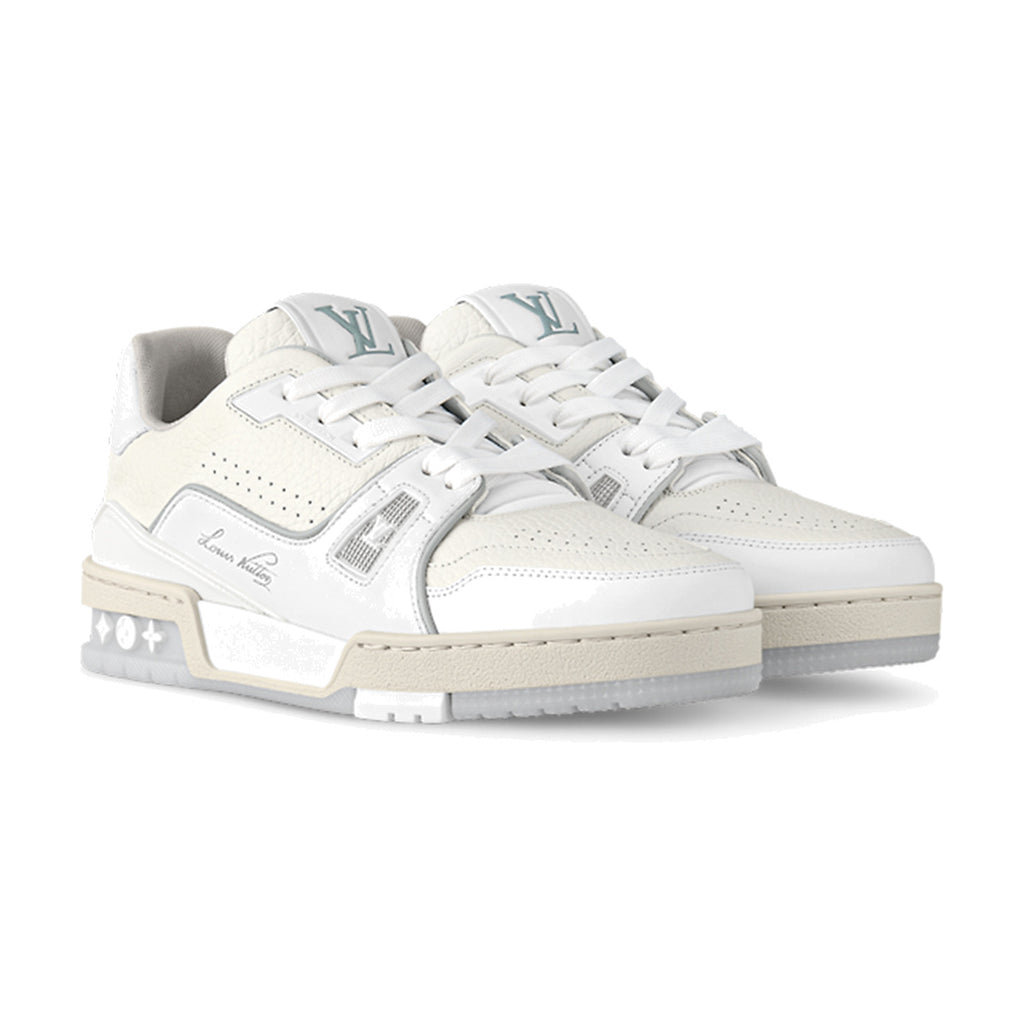 LOUIS VUITTON Trainer Women's White & Cream Sneakers