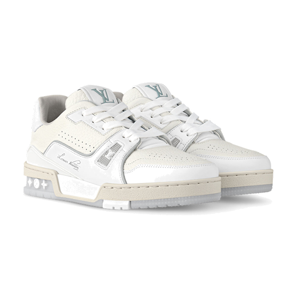 LOUIS VUITTON Trainer Women's White & Cream Sneakers