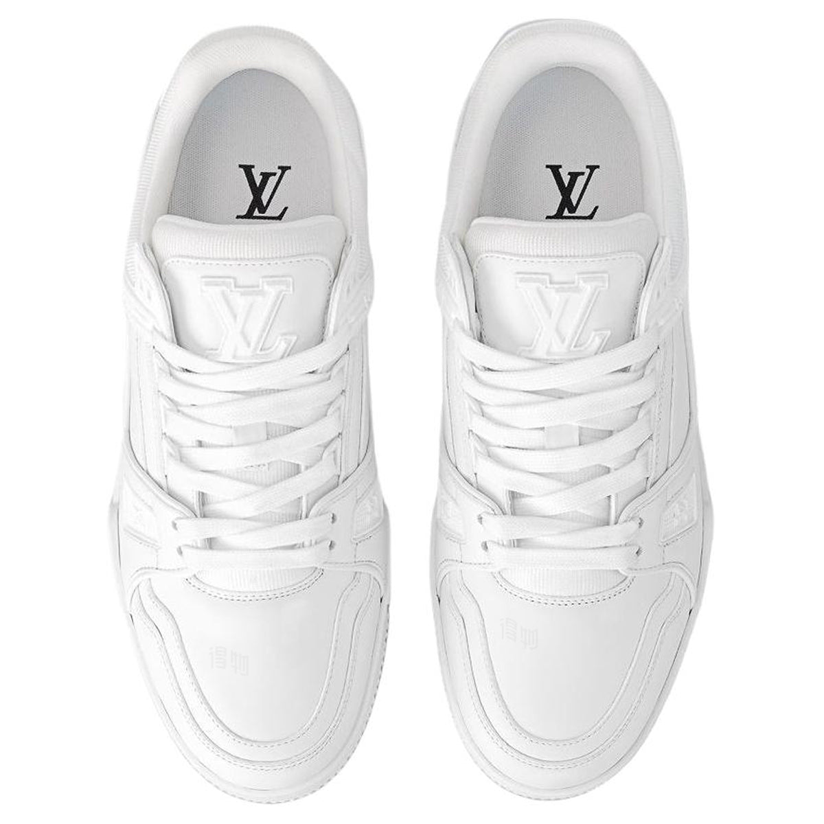 Louis Vuitton Trainer Women's Low-Top Sneakers, White Leather