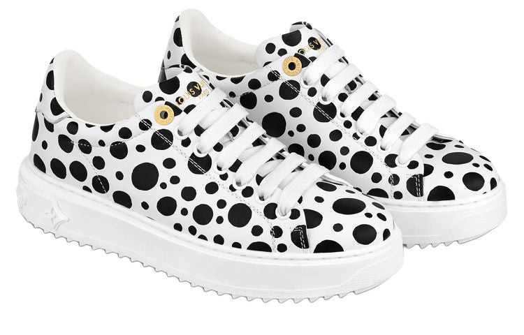 LOUIS VUITTON x Yayoi Kusama Time Out Women's Polka Dot Platform Sneakers