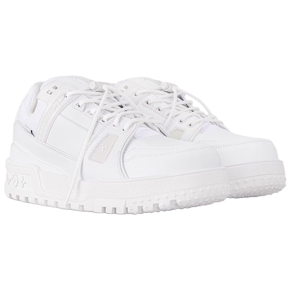 LOUIS VUITTON Trainer Ski Men's White Low-Top Sneakers