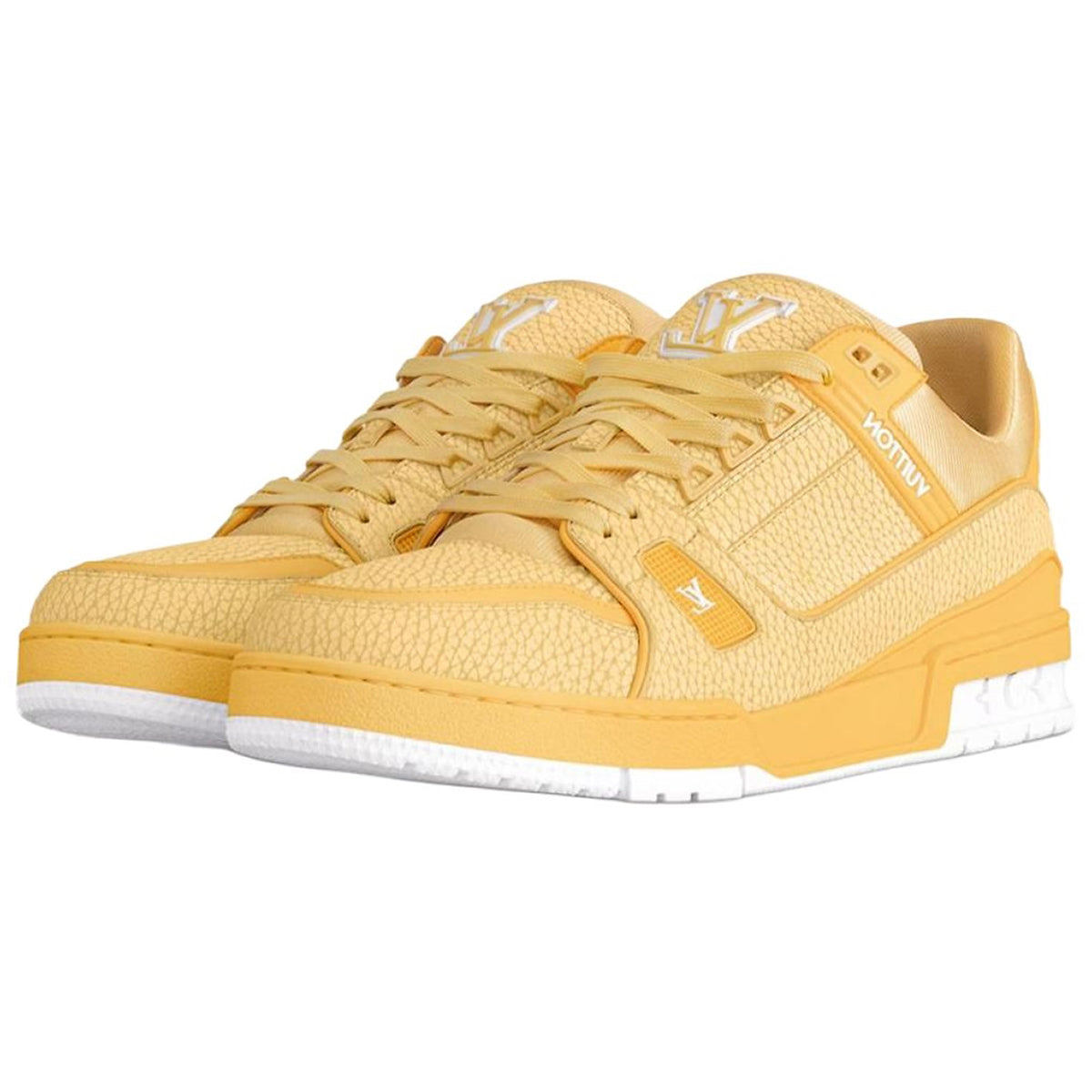 Louis Vuitton Trainer Women's Low-Top Sneakers, Mango Yellow