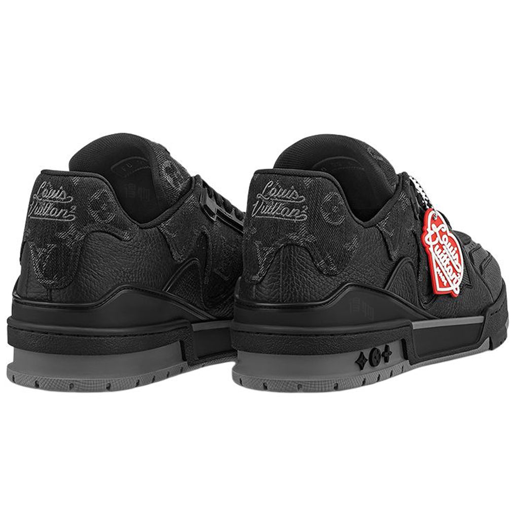 Louis Vuitton x Nigo Trainer Men's Low-Top Sneakers, Black