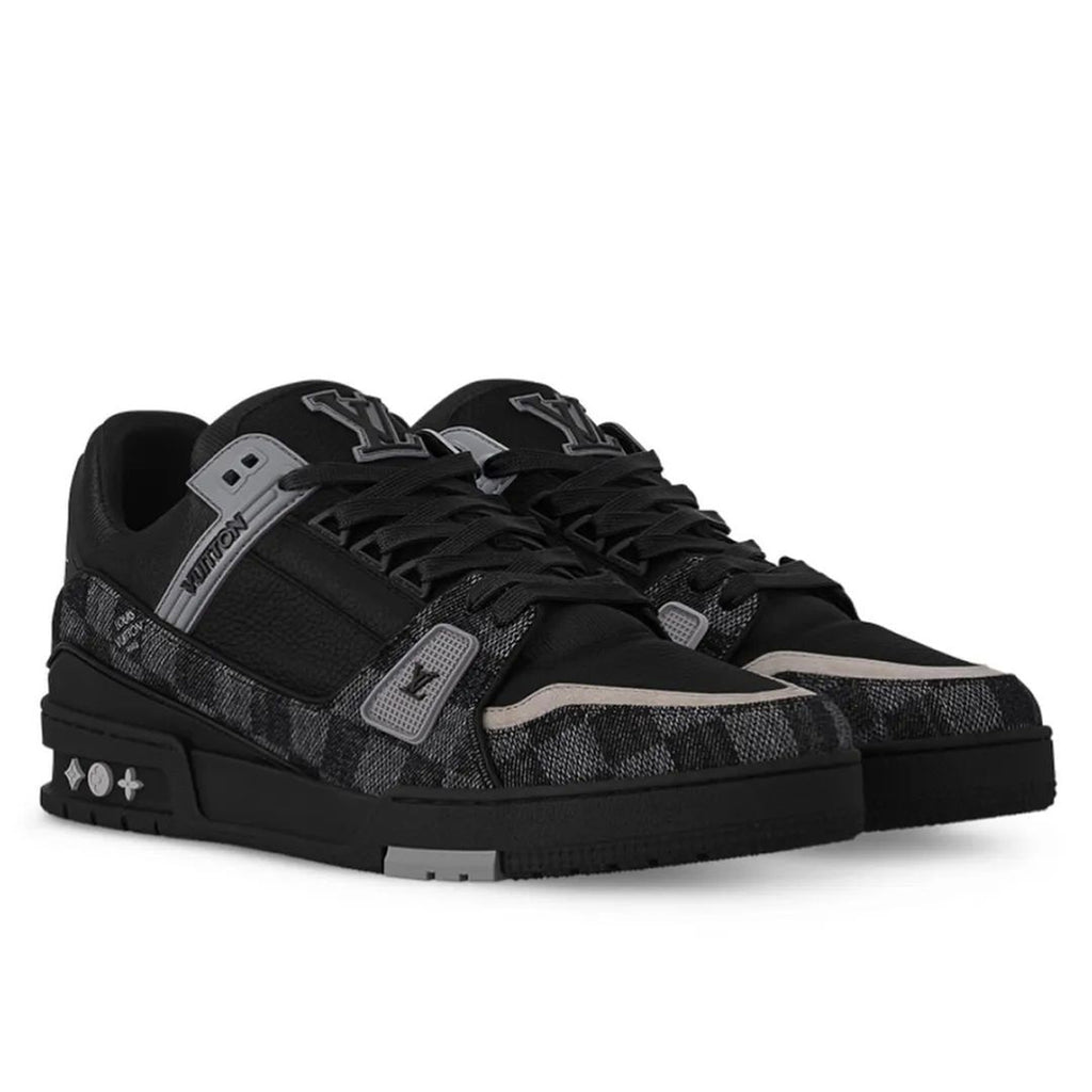 Louis Vuitton Trainer Unisex Low-Top Sneakers, Black