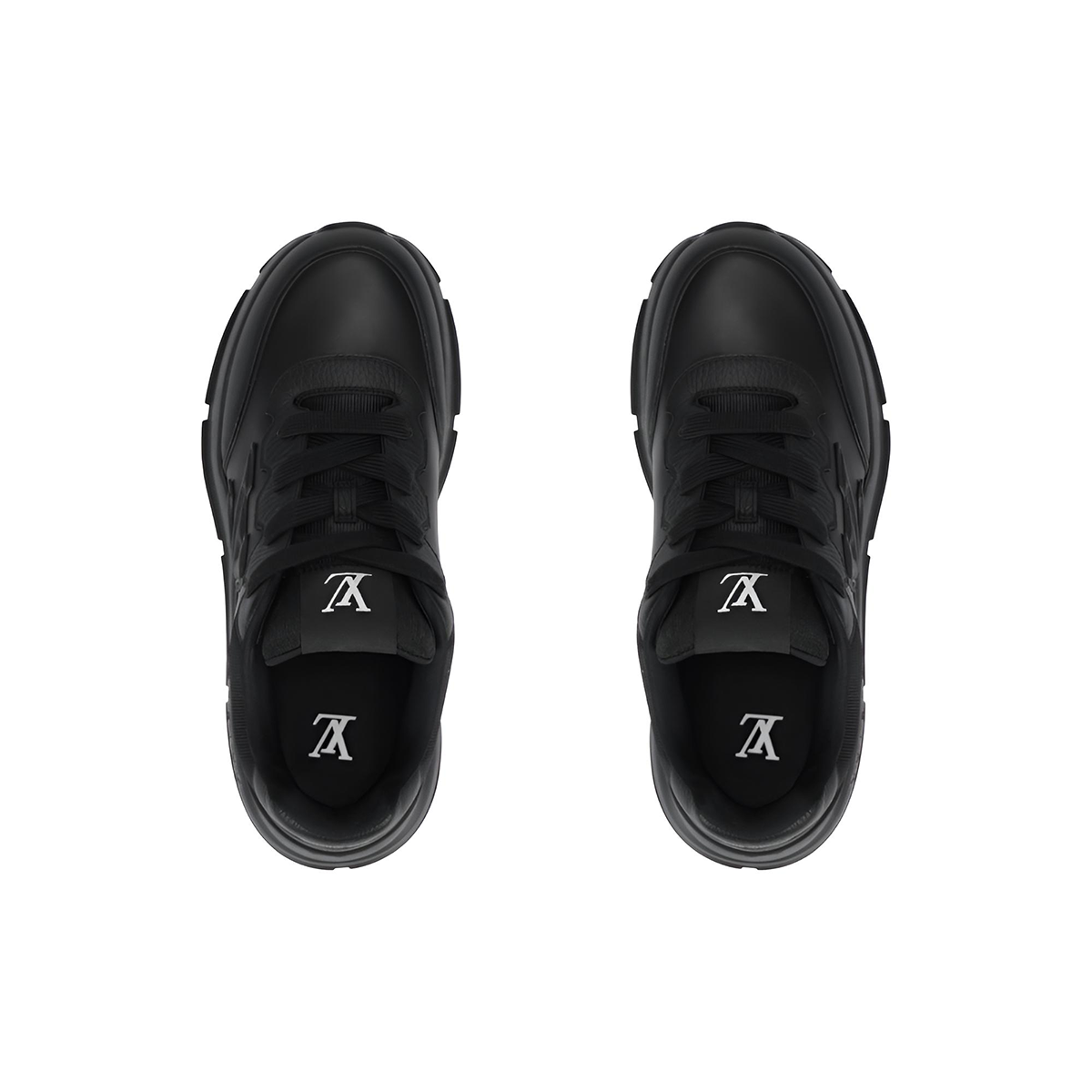 Louis Vuitton Classic Men's Black Leather Sneakers, Fall-Winter 2025