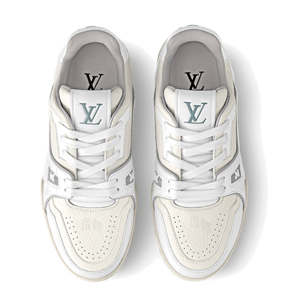 LOUIS VUITTON Trainer Women's White & Cream Sneakers