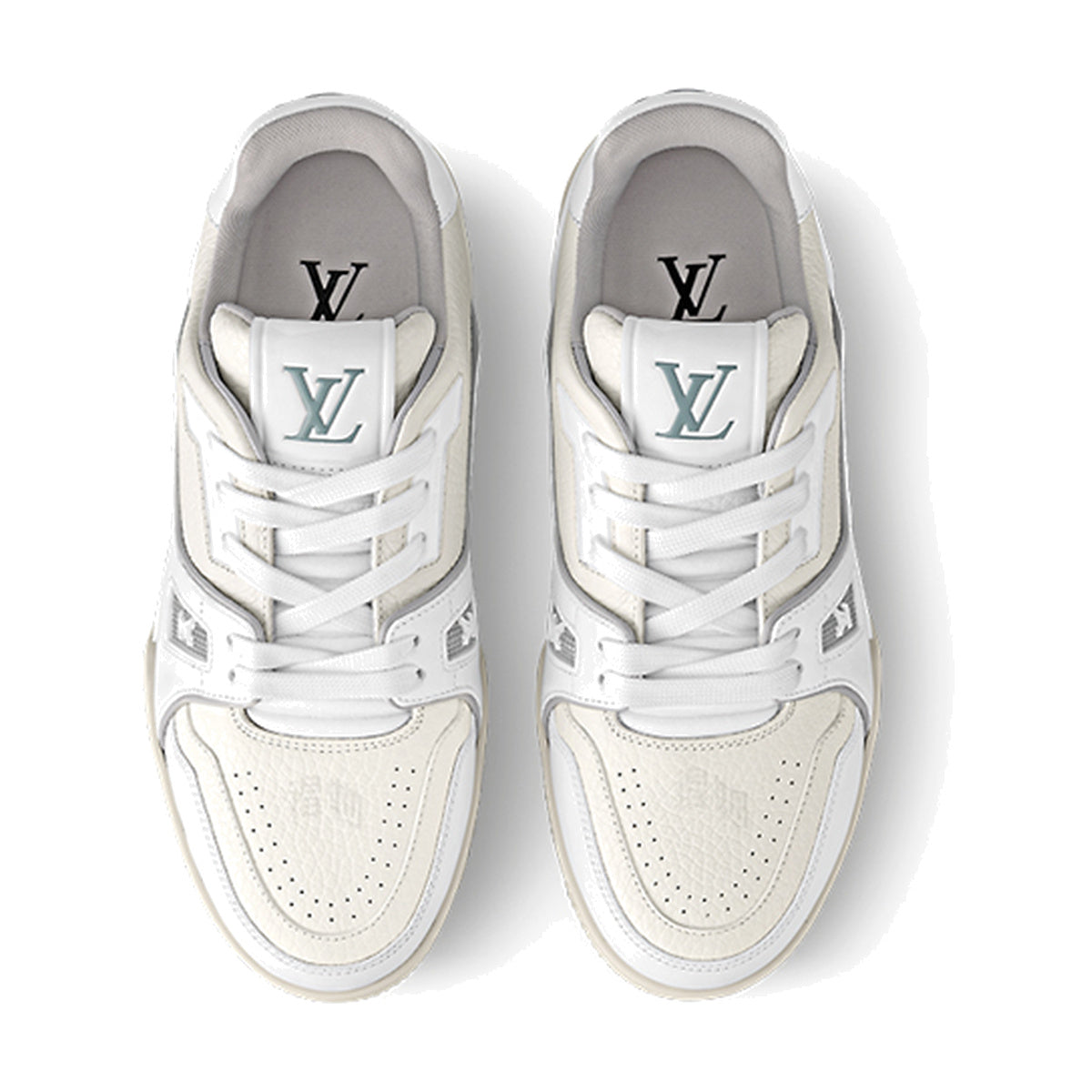 LOUIS VUITTON Trainer Women's White & Cream Sneakers