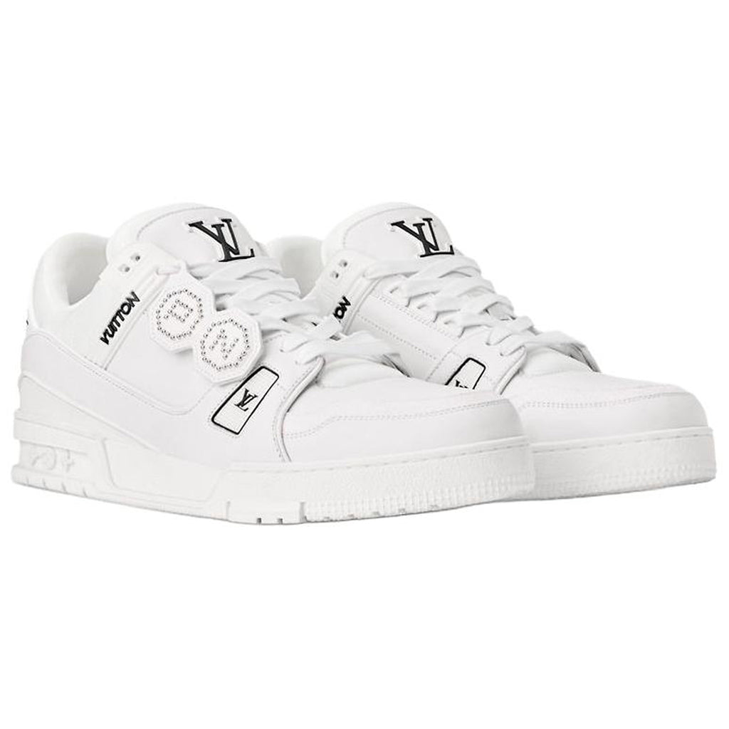 Louis Vuitton x Nigo Trainer Unisex White Calfskin Sneakers, FW25