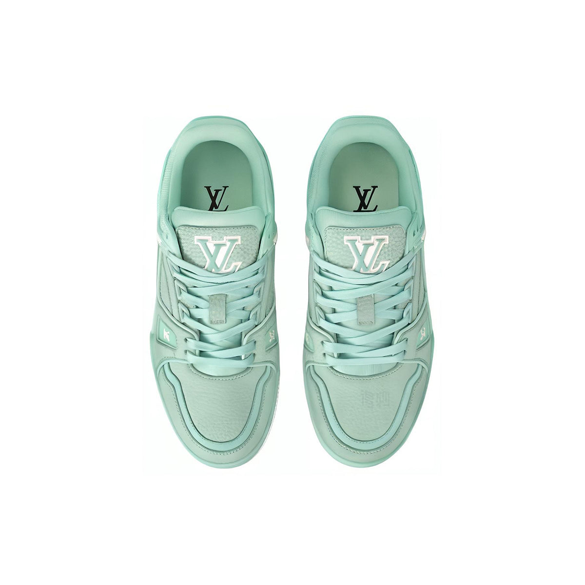 Louis Vuitton Trainer Women's Low-Top Sneakers, Mint Green