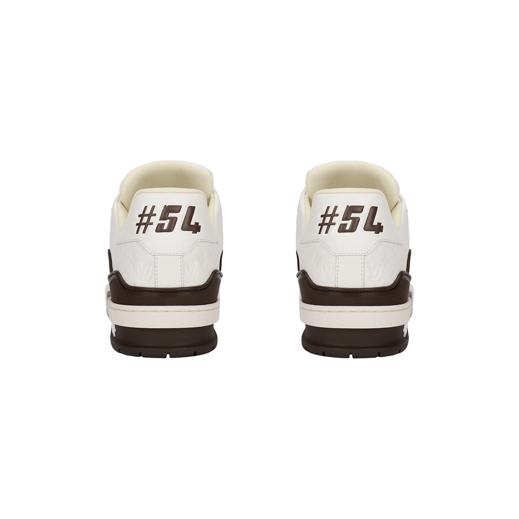 Louis Vuitton x Tyler Trainer Unisex Low-Top Sneakers, Cream & Brown