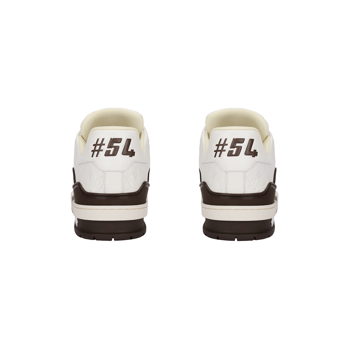 Louis Vuitton x Tyler Trainer Unisex Low-Top Sneakers, Cream & Brown