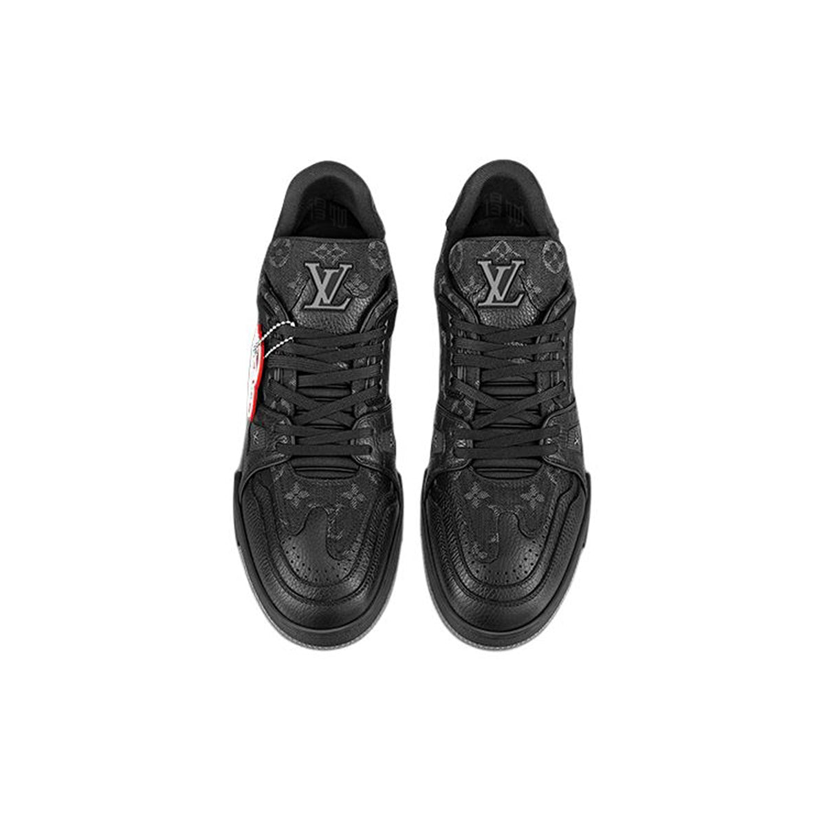 Louis Vuitton x Nigo Trainer Men's Low-Top Sneakers, Black