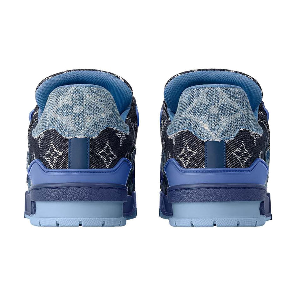 LOUIS VUITTON Trainer Unisex Blue Low-Top Sneakers