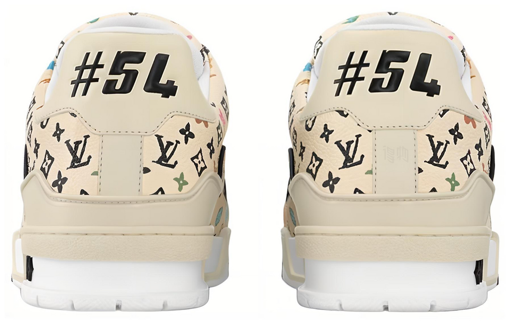 LOUIS VUITTON Trainer Tyler Unisex Cream Multicolor Monogram Sneakers