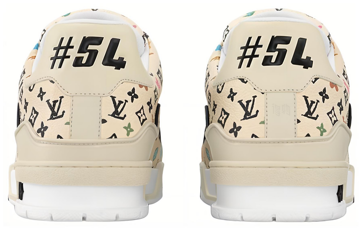 LOUIS VUITTON Trainer Tyler Unisex Cream Multicolor Monogram Sneakers