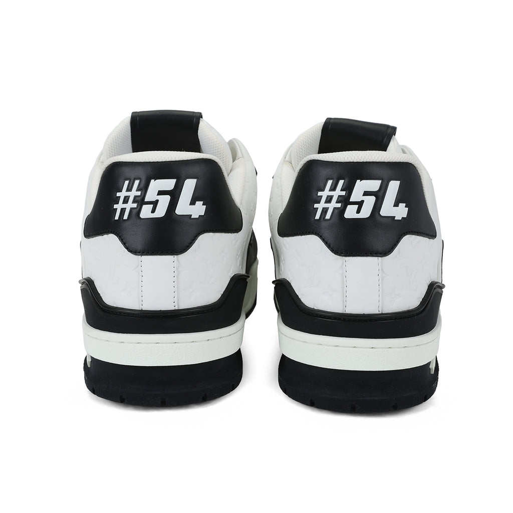 Louis Vuitton Trainer Unisex Low-Top Sneakers, White & Black