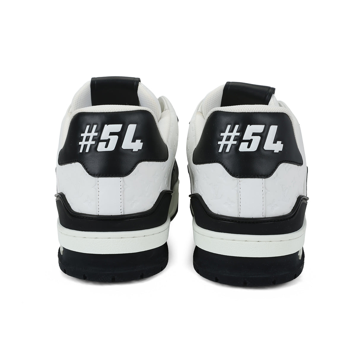 Louis Vuitton Trainer Unisex Low-Top Sneakers, White & Black