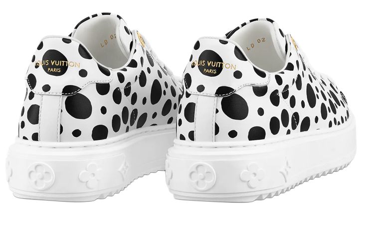 LOUIS VUITTON x Yayoi Kusama Time Out Women's Polka Dot Platform Sneakers