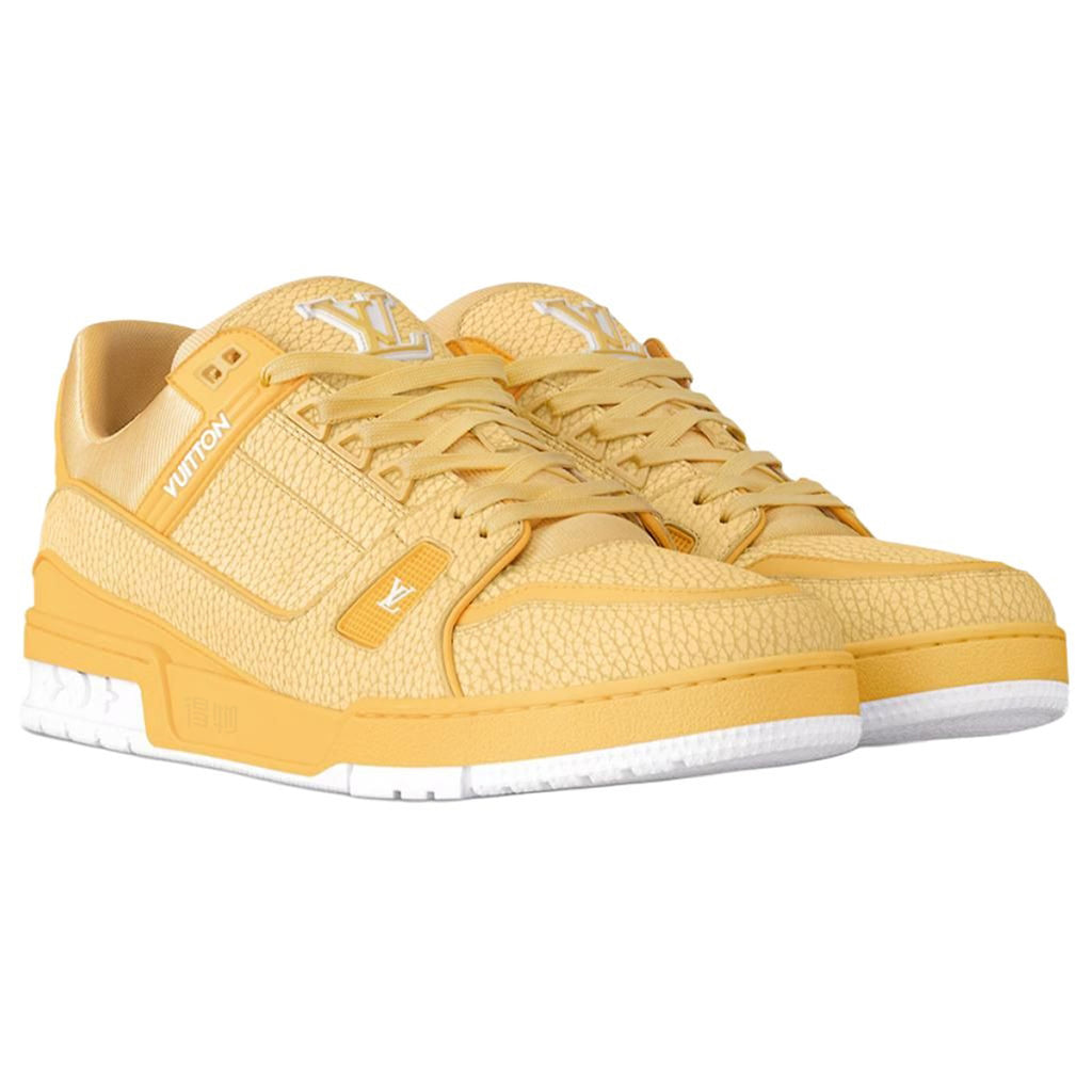 Louis Vuitton Trainer Women's Low-Top Sneakers, Mango Yellow