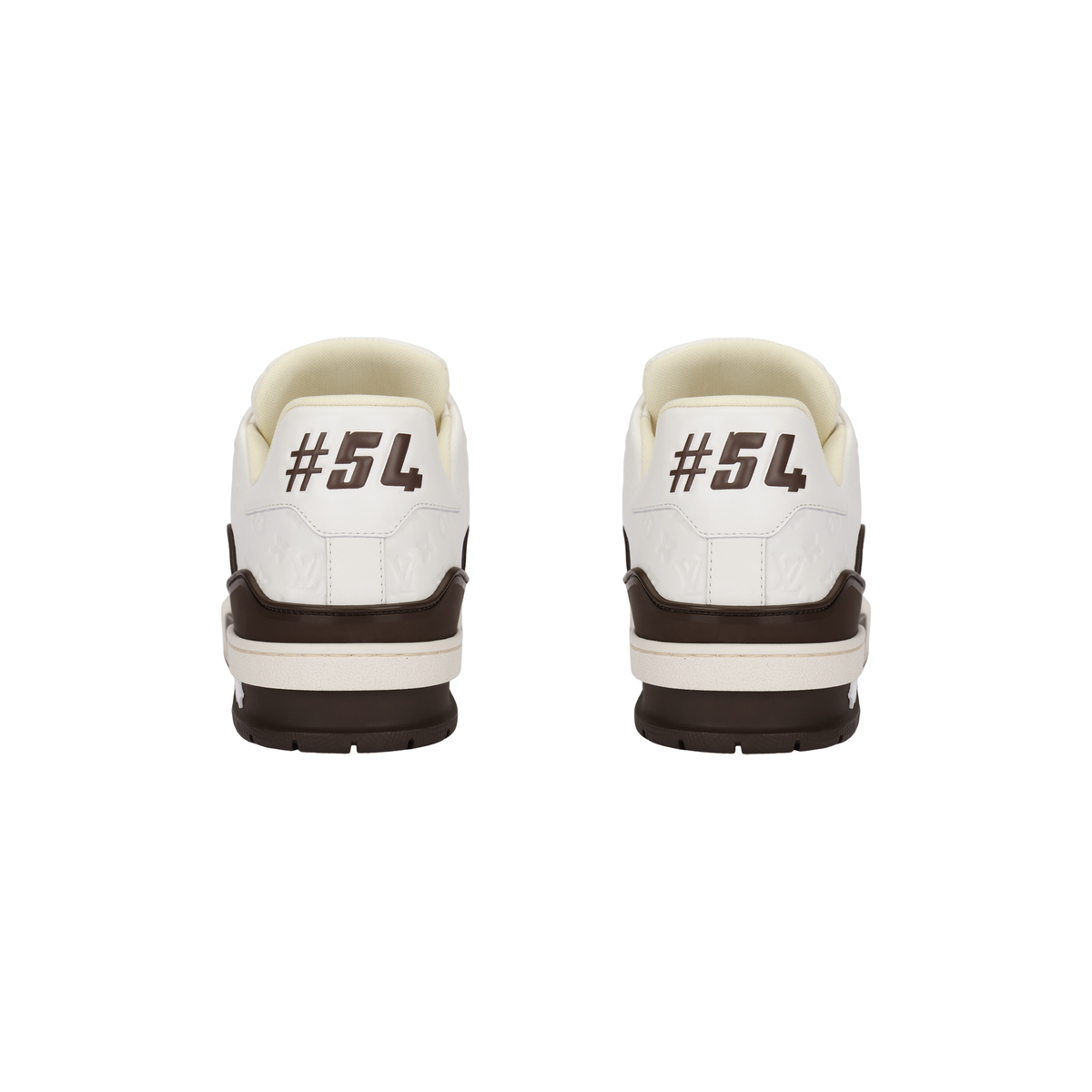 LOUIS VUITTON x Tyler Trainer Unisex Cream & Brown Sneakers