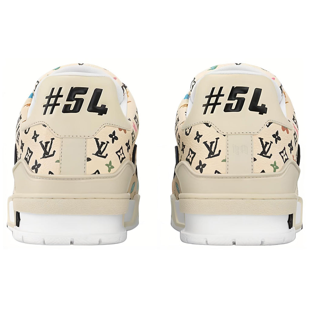 Louis Vuitton x Tyler Trainer Unisex Beige Monogram Sneakers