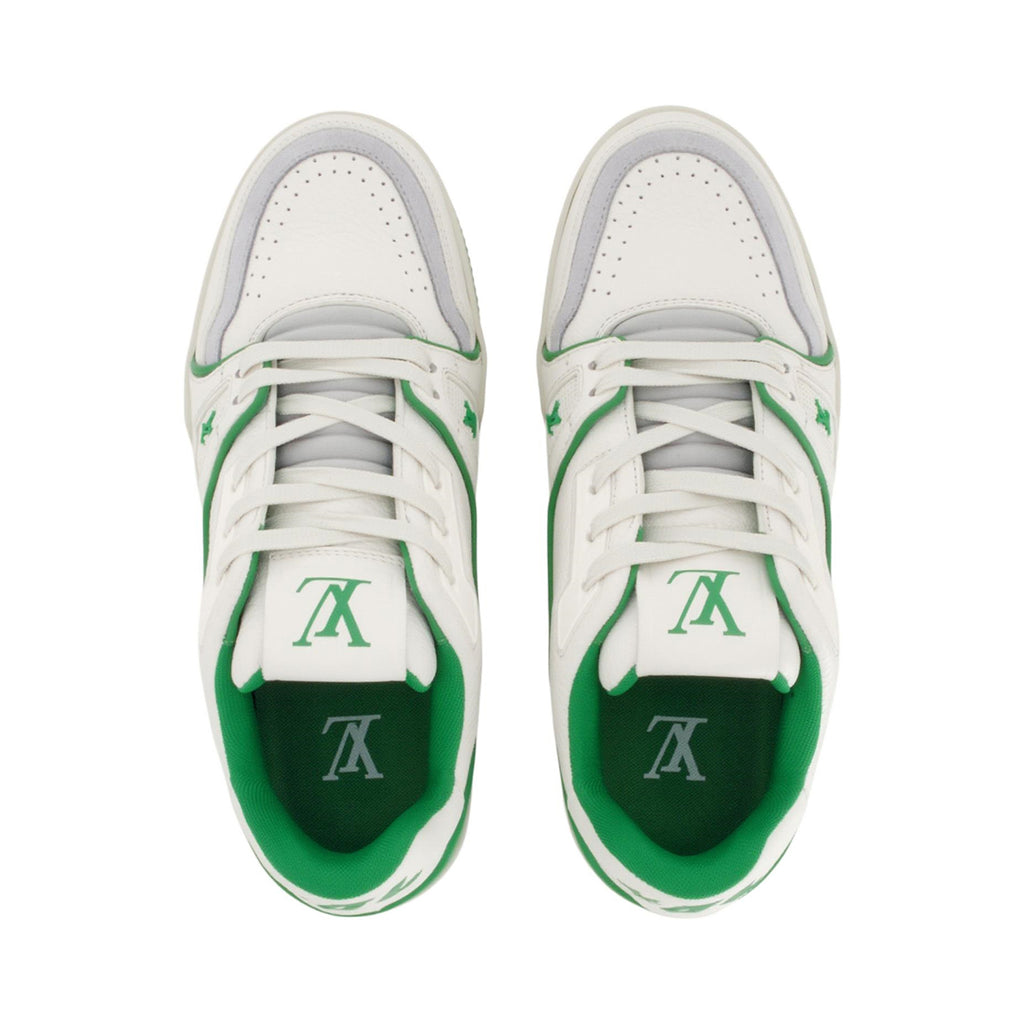 Louis Vuitton Trainer 54 Unisex Low-Top Sneakers, White & Green
