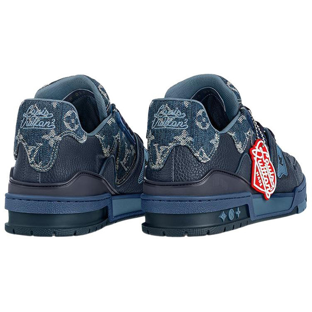 Louis Vuitton x Nigo Trainer Men's Low-Top Sneakers, Blue